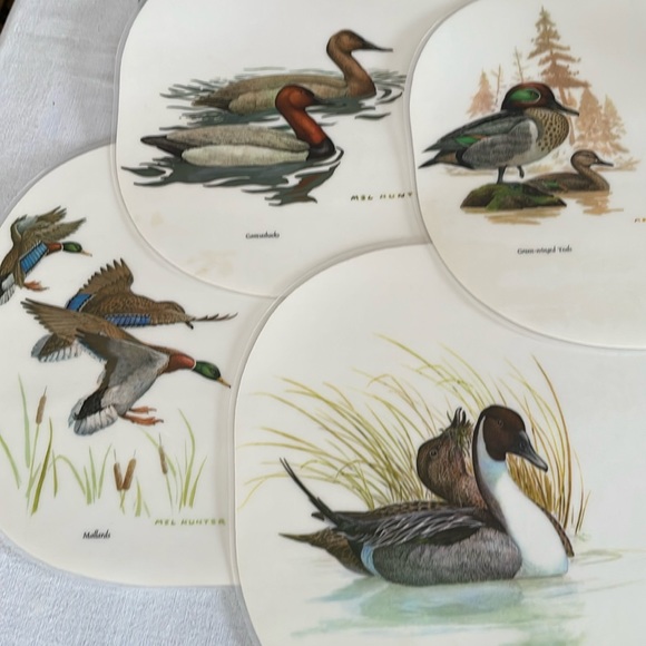 Mel Hunter, vintage set of 4 duck themed placemats - Picture 1 of 16